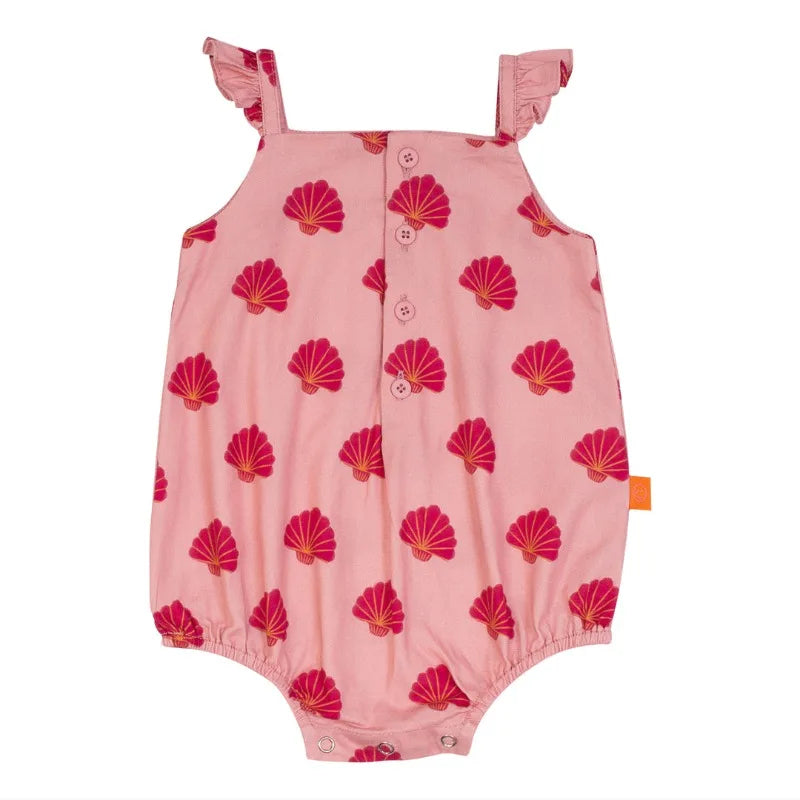 Sleeveless Chambray Romper-Cozy Stroller