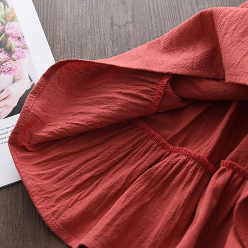 Ruffled Summer Dress-Cozy Stroller