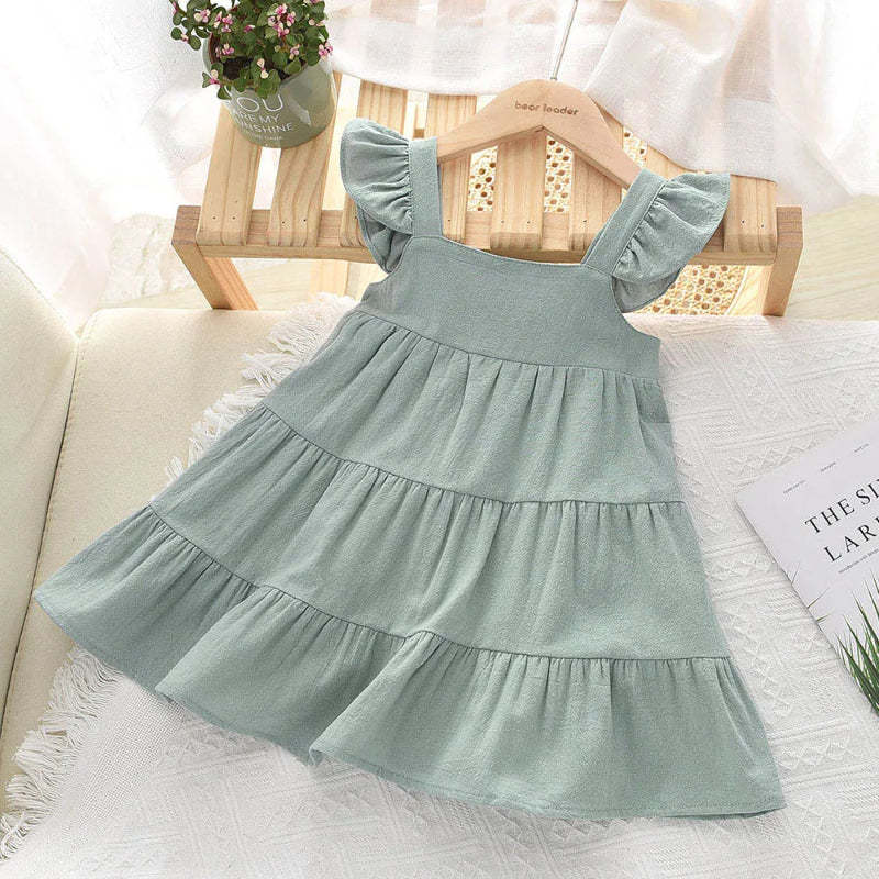 Ruffled Summer Dress-Cozy Stroller