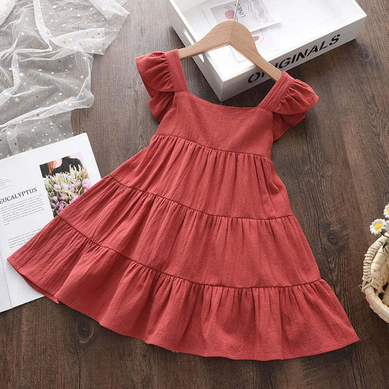 Ruffled Summer Dress-Cozy Stroller