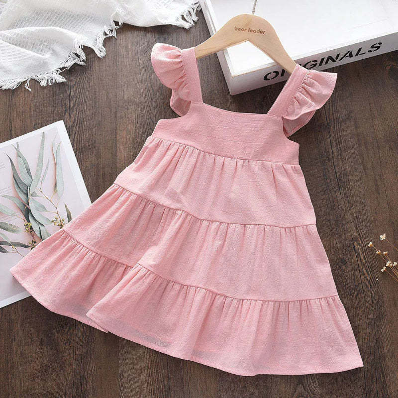 Ruffled Summer Dress-Cozy Stroller