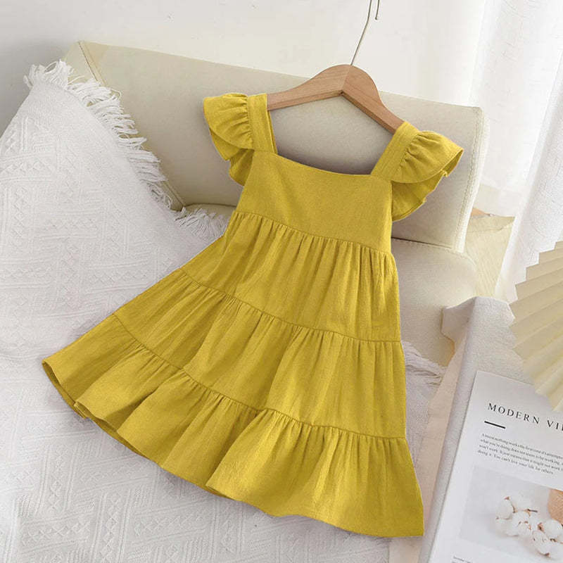 Ruffled Summer Dress-Cozy Stroller