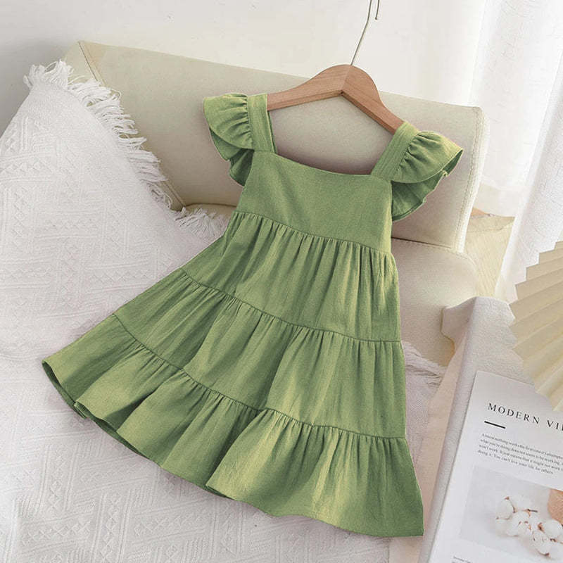 Ruffled Summer Dress-Cozy Stroller