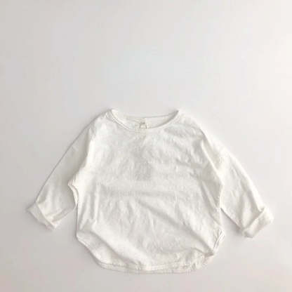 Solid Casual Long Sleeve T-Shirt-Cozy Stroller