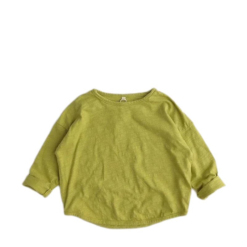 Solid Casual Long Sleeve T-Shirt-Cozy Stroller