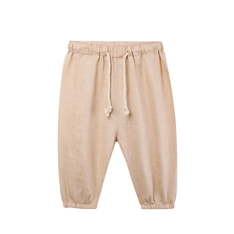 Spring And Summer Linen Trousers-Cozy Stroller