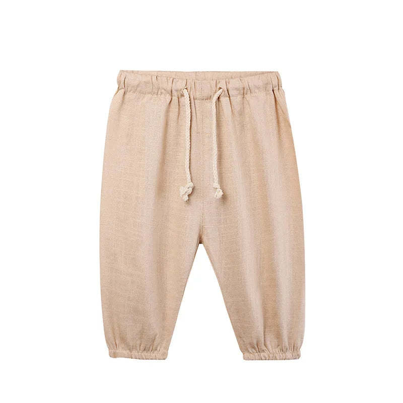 Spring And Summer Linen Trousers-Cozy Stroller