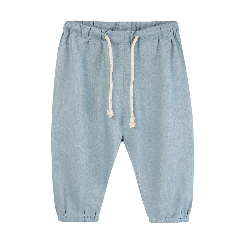 Spring And Summer Linen Trousers-Cozy Stroller