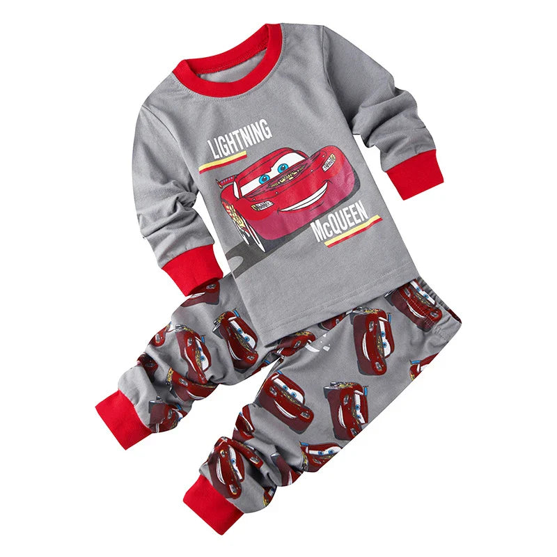 Racing Themed Pajama Set For Children-Cozy Stroller