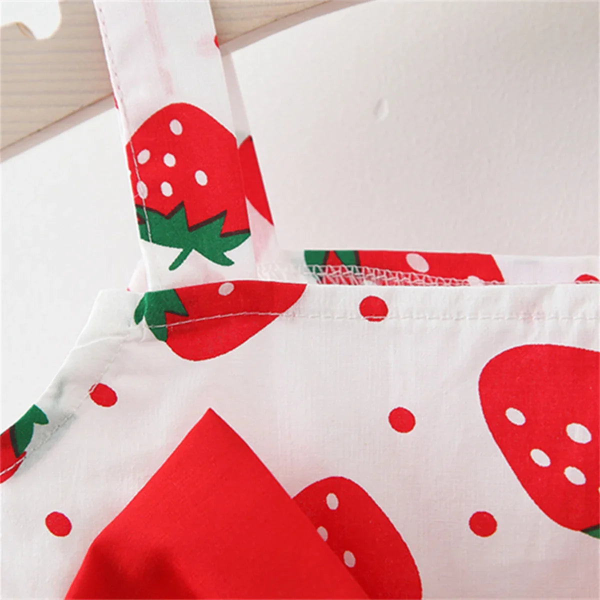 Strawberry Summer Dress With Sun Hat-Cozy Stroller