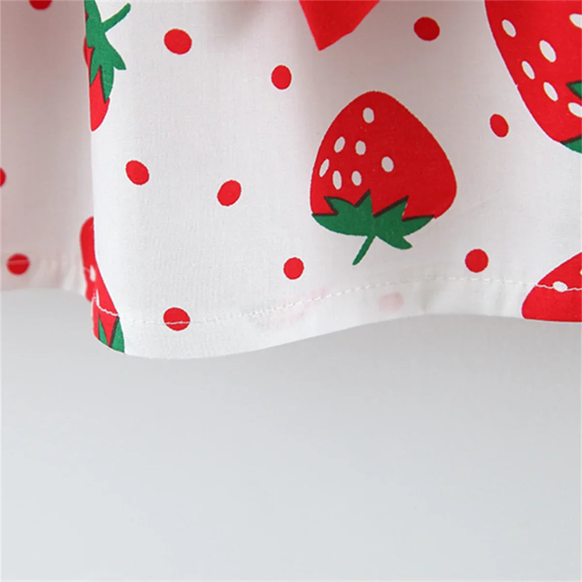 Strawberry Summer Dress With Sun Hat-Cozy Stroller