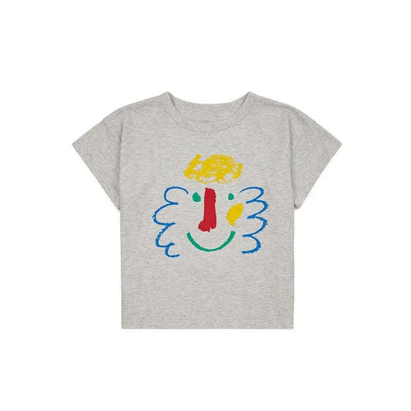 Summer Cartoon Fun Short Sleeve T Shirt-Cozy Stroller