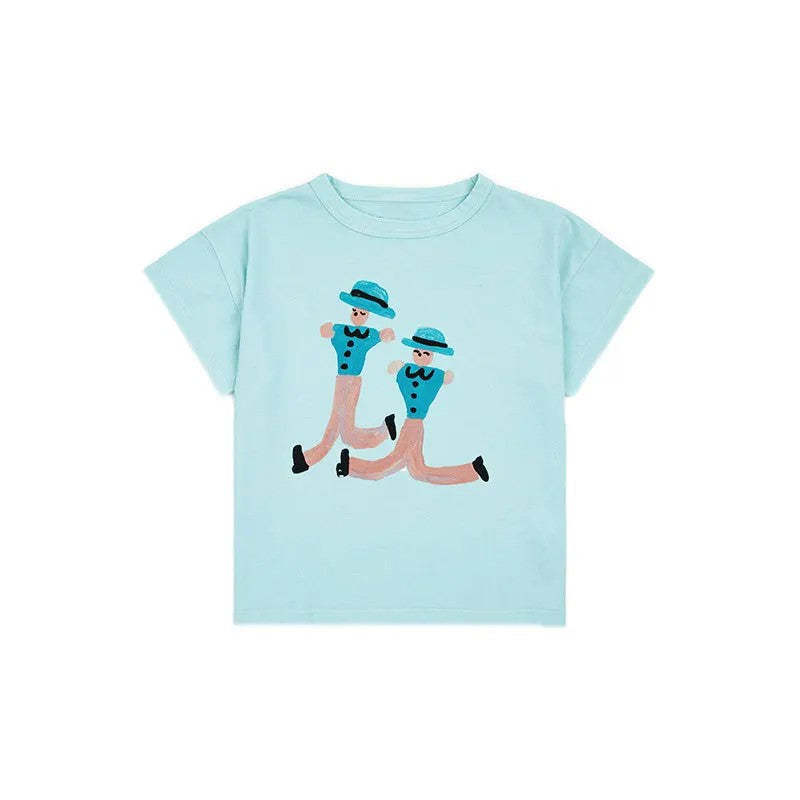 Summer Cartoon Fun Short Sleeve T Shirt-Cozy Stroller