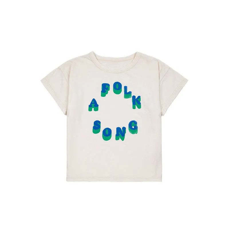 Summer Cartoon Fun Short Sleeve T Shirt-Cozy Stroller