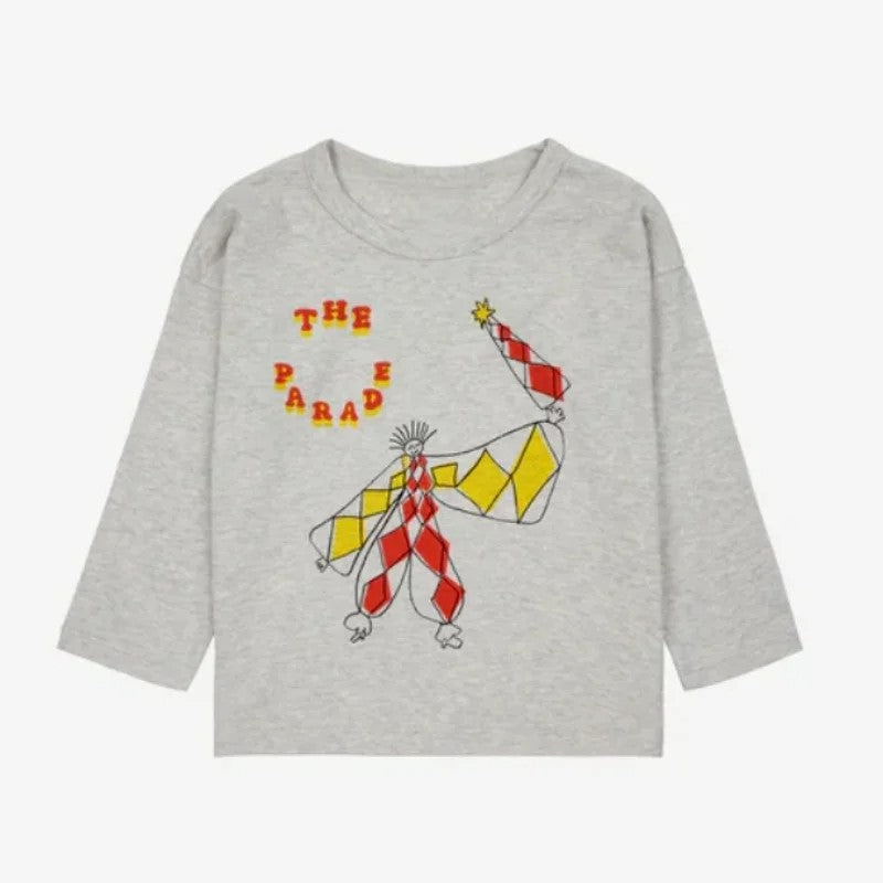 Casual Printed Long Sleeve T Shirt-Cozy Stroller