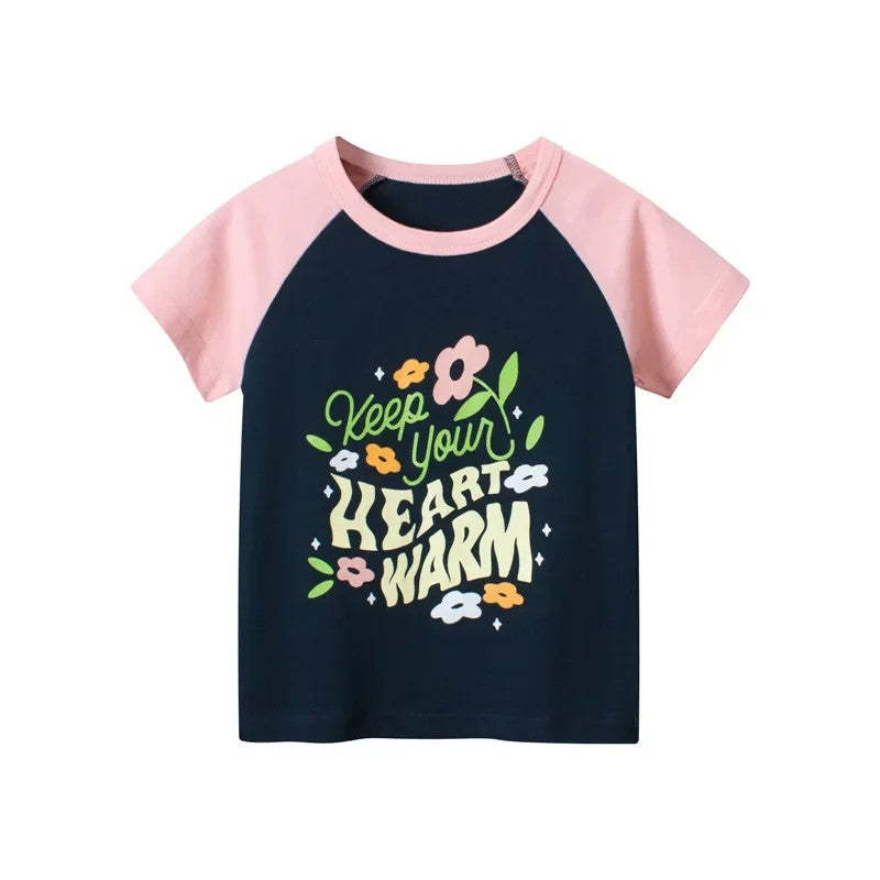 Summer Short Sleeve Street Art Print T Shirt-Cozy Stroller