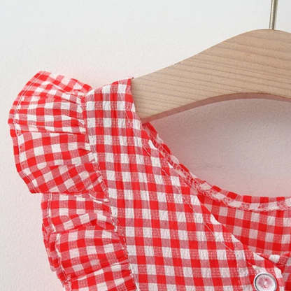 Summer Sleeveless Lattice Dress-Cozy Stroller