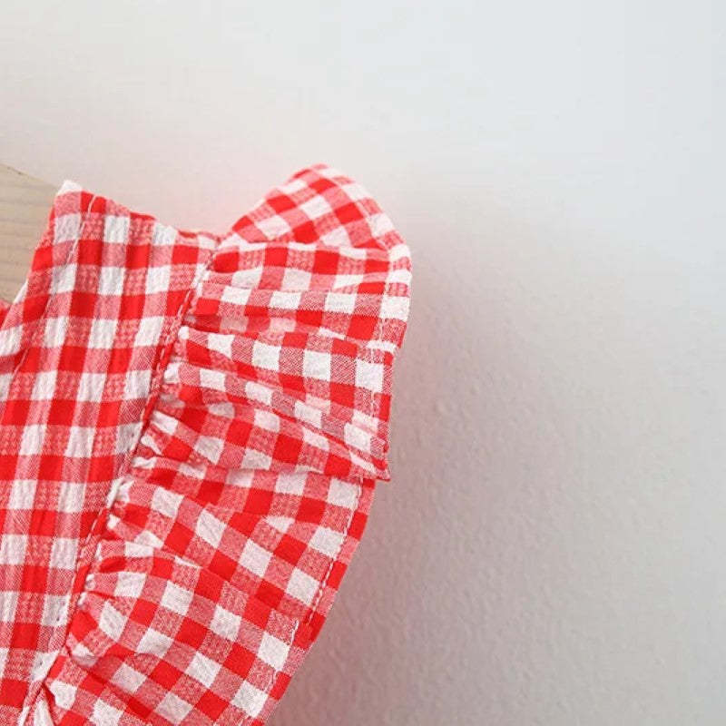 Summer Sleeveless Lattice Dress-Cozy Stroller