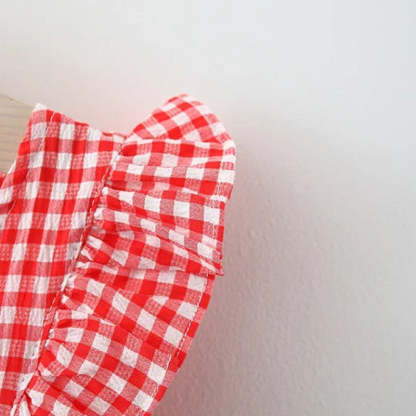 Summer Sleeveless Lattice Dress-Cozy Stroller