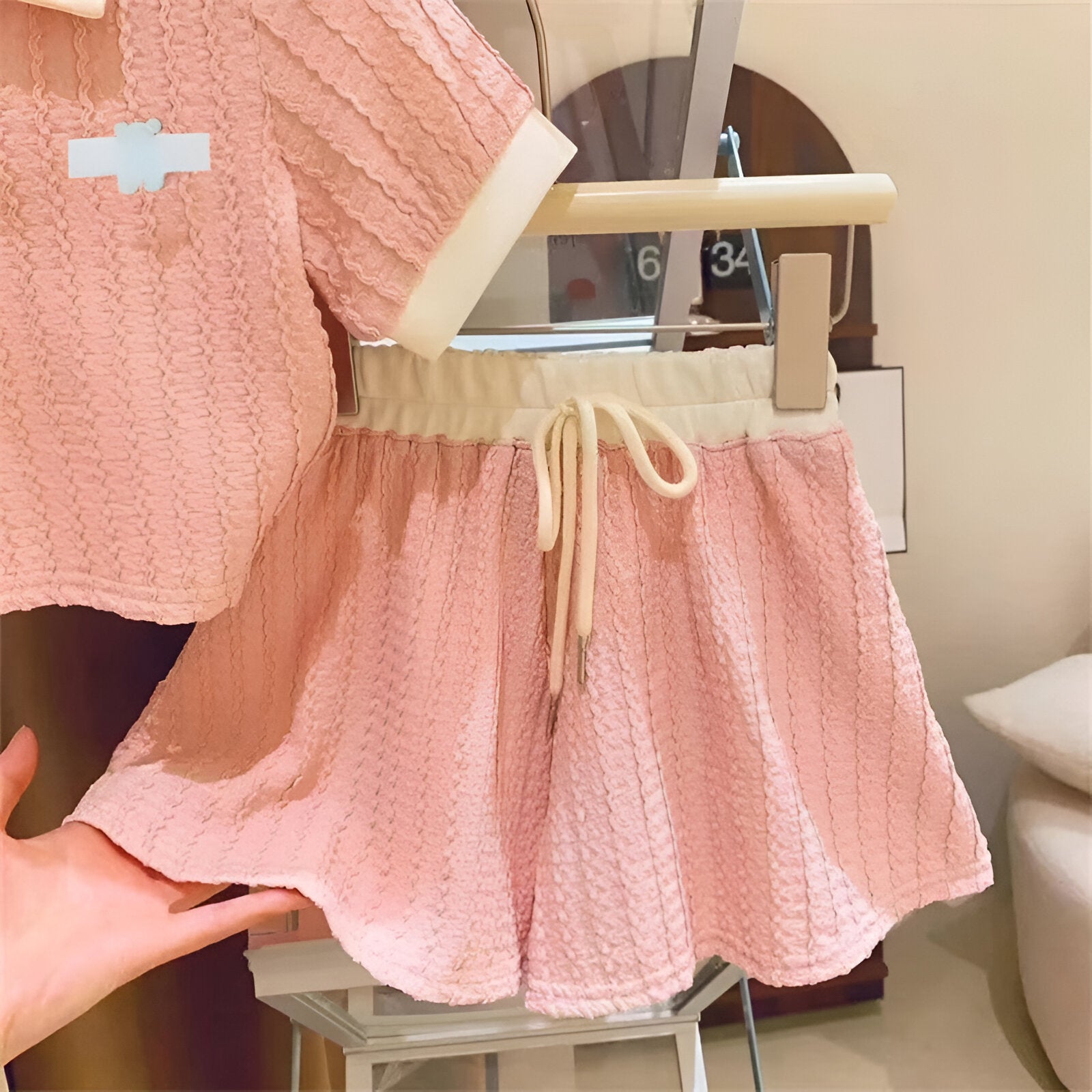 Summer Soft Textured Outfit Set-Cozy Stroller
