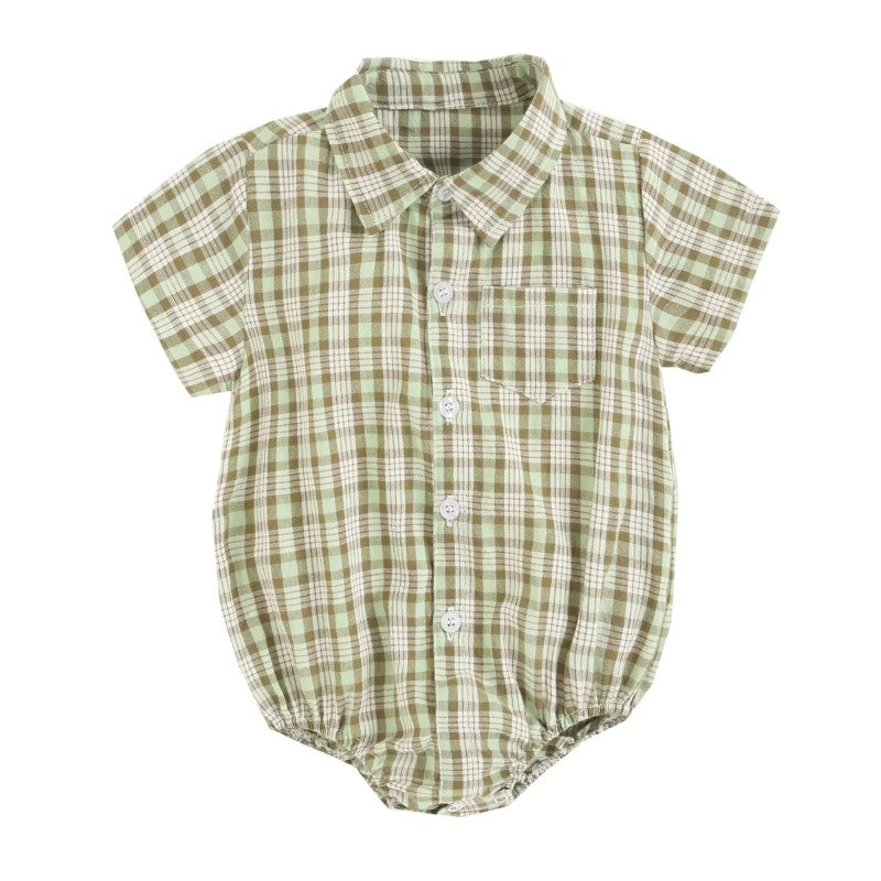 Summer Striped Pattern Bodysuit-Cozy Stroller