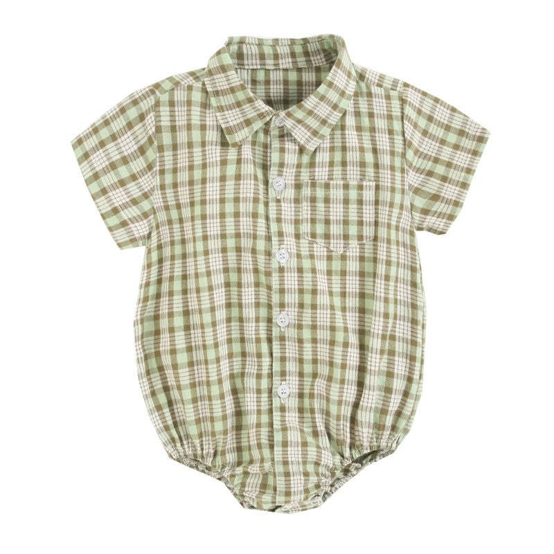 Summer Striped Pattern Bodysuit-Cozy Stroller