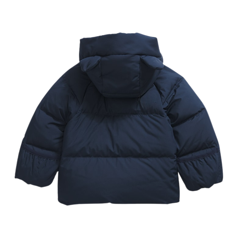 Teddy Bear Design Puffer Jacket-Cozy Stroller