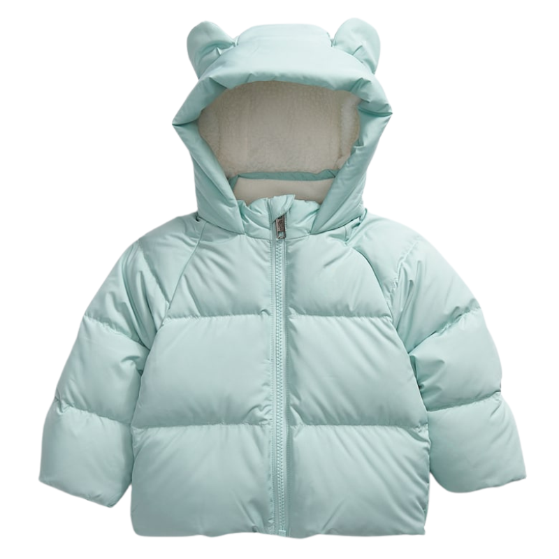 Teddy Bear Design Puffer Jacket-Cozy Stroller