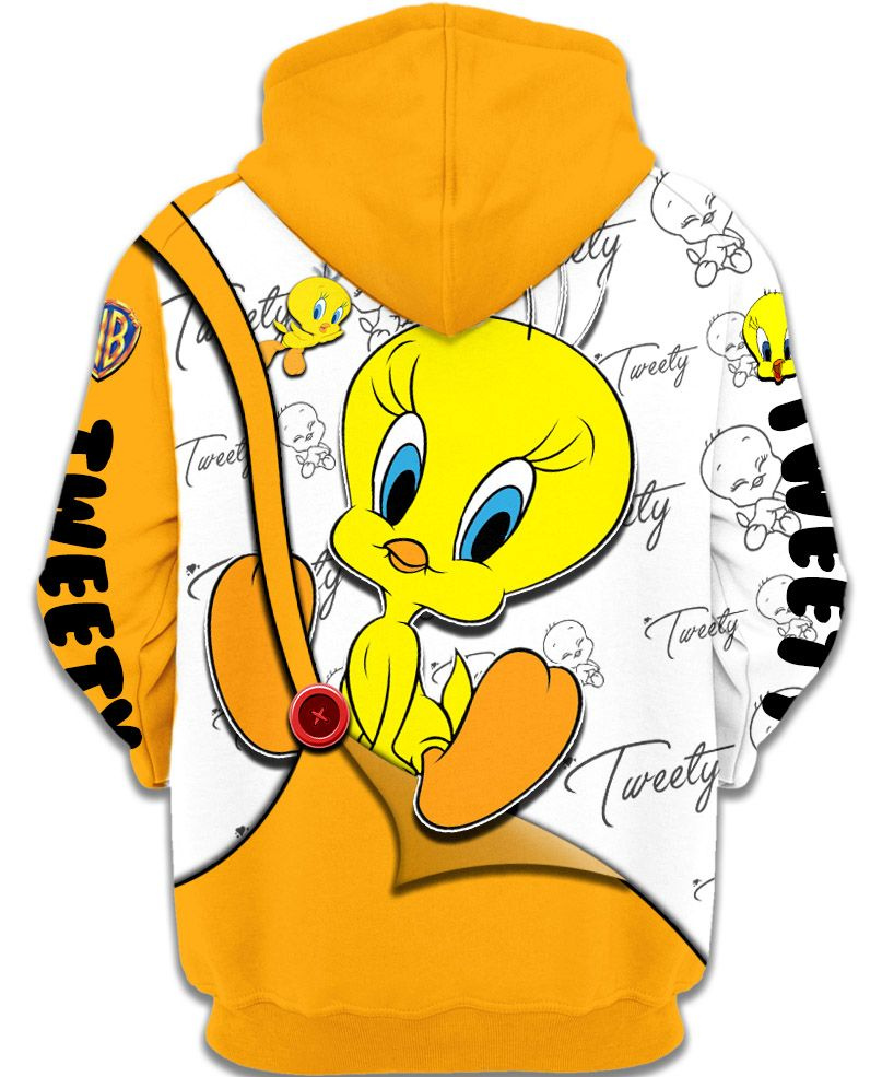 Children Tweety Bird Zip Up Hoodie-Cozy Stroller