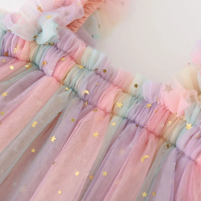 Unicorn Tulle Costume Dress-Cozy Stroller