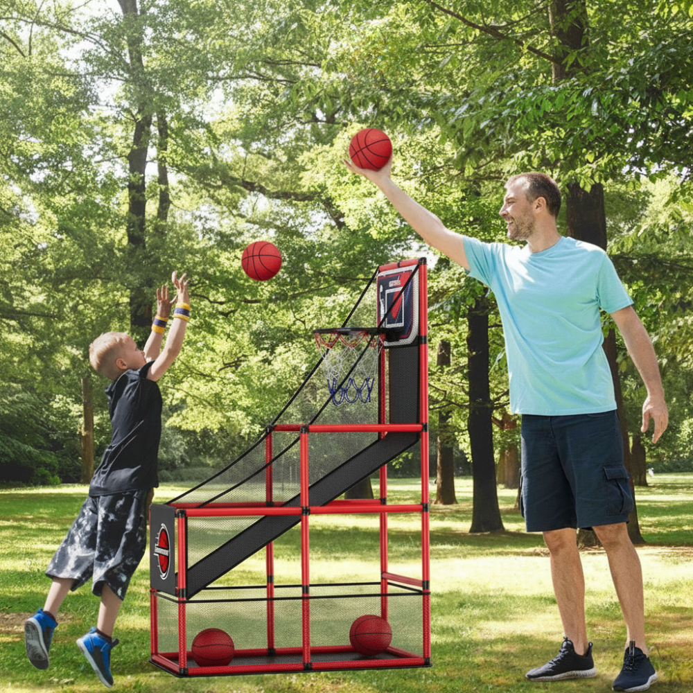 Basketball Arcade Game Indoor Outdoor Kids Basketball Hoop 