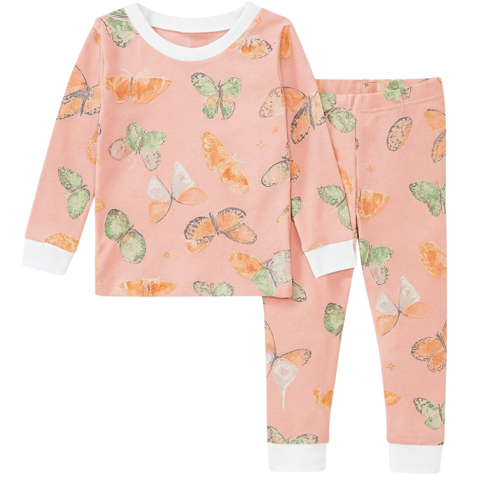 Girls Organic Cotton Pajama Set