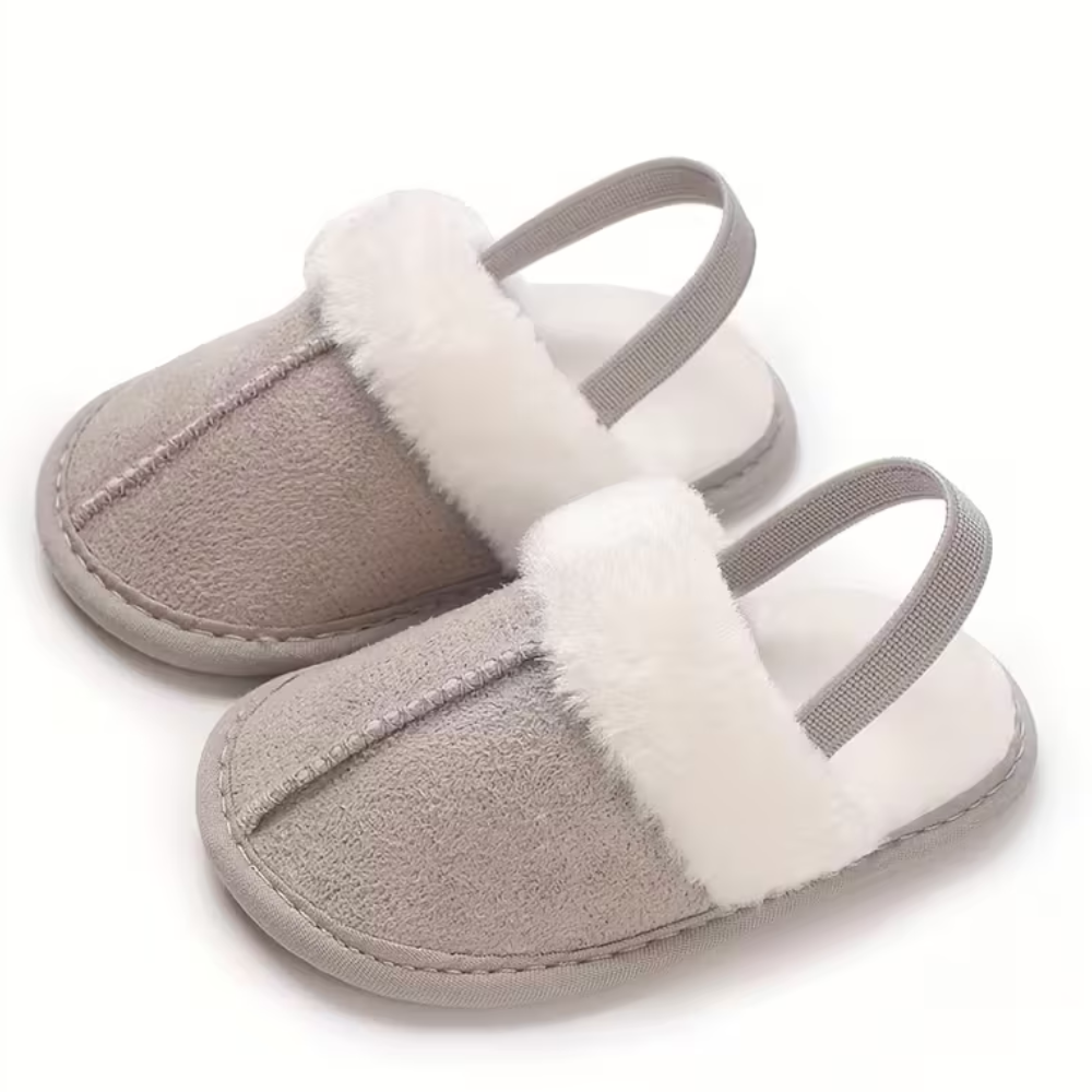 Cozy Plush Soft Non Slip Indoor Shoes For Infant Girls