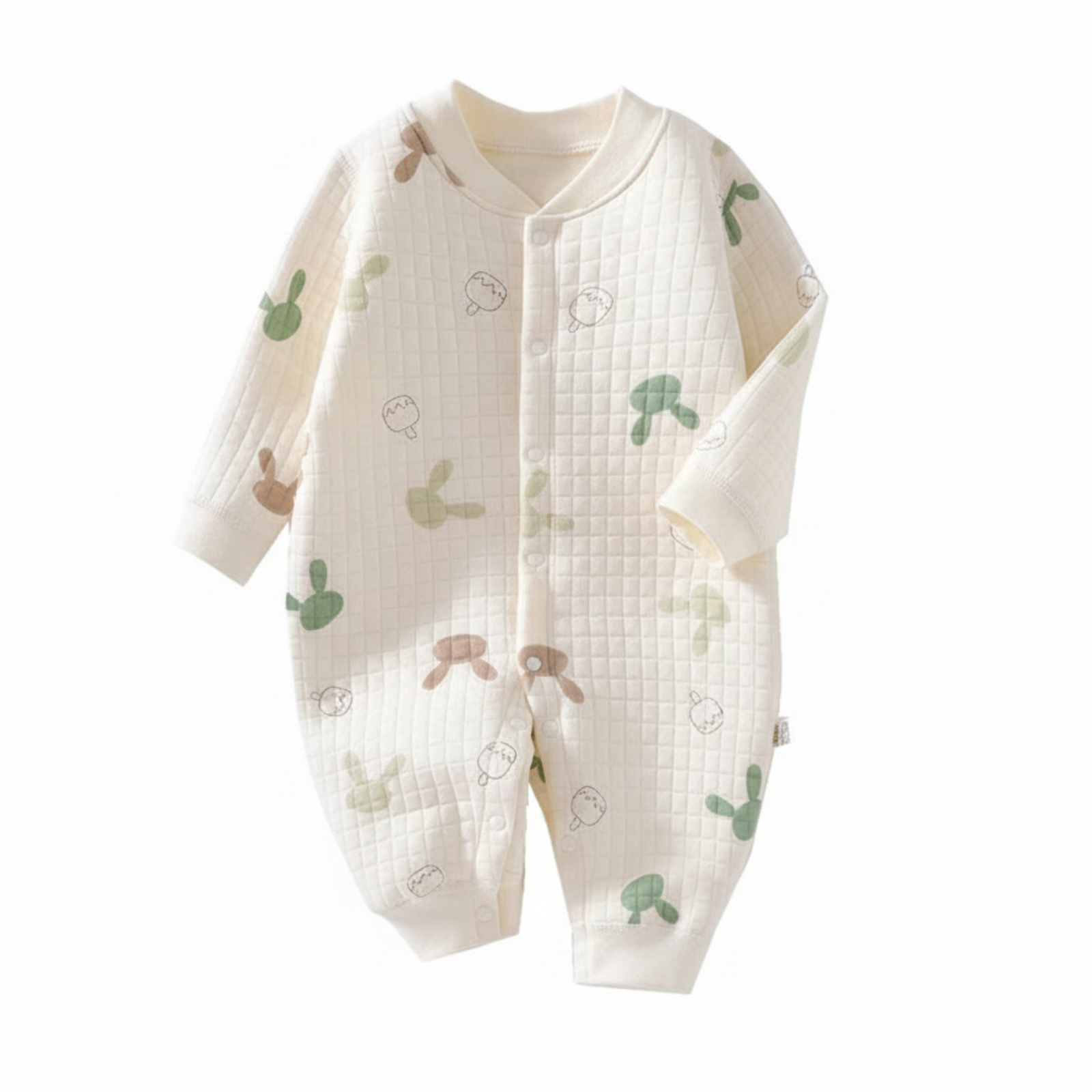 Printed Long Sleeves Jumpsuit