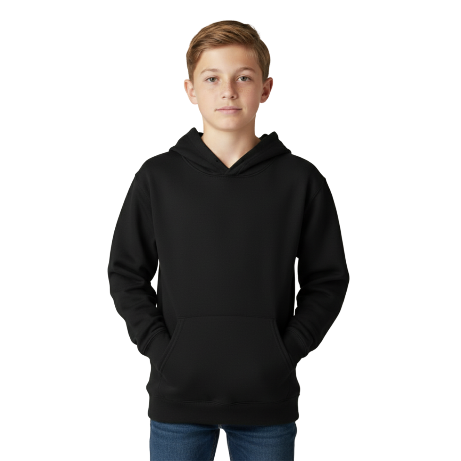 Long Sleeve Fleece Hooded Sweatshirt For Boys