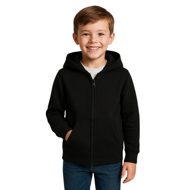 Essentials Hoodies For Boys Zip Up Sweatshirt