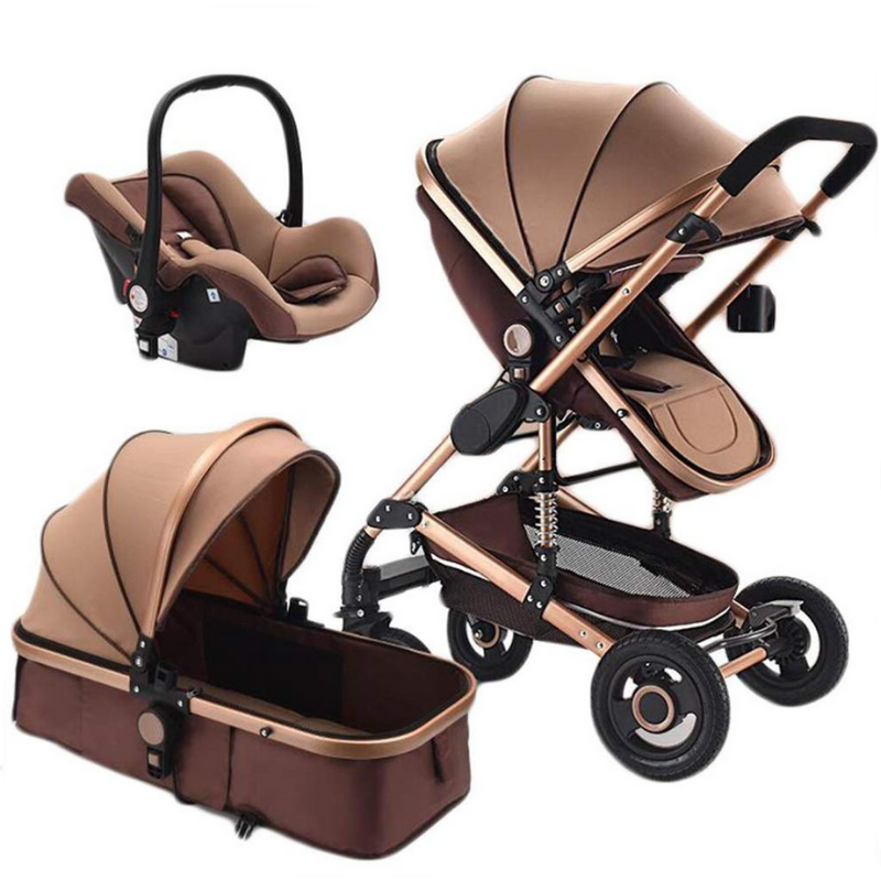 3-in-1 Stroller, Car Seat and Basinet-Cozy Stroller