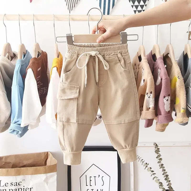 Versatile Cargo Pants For Children-Cozy Stroller
