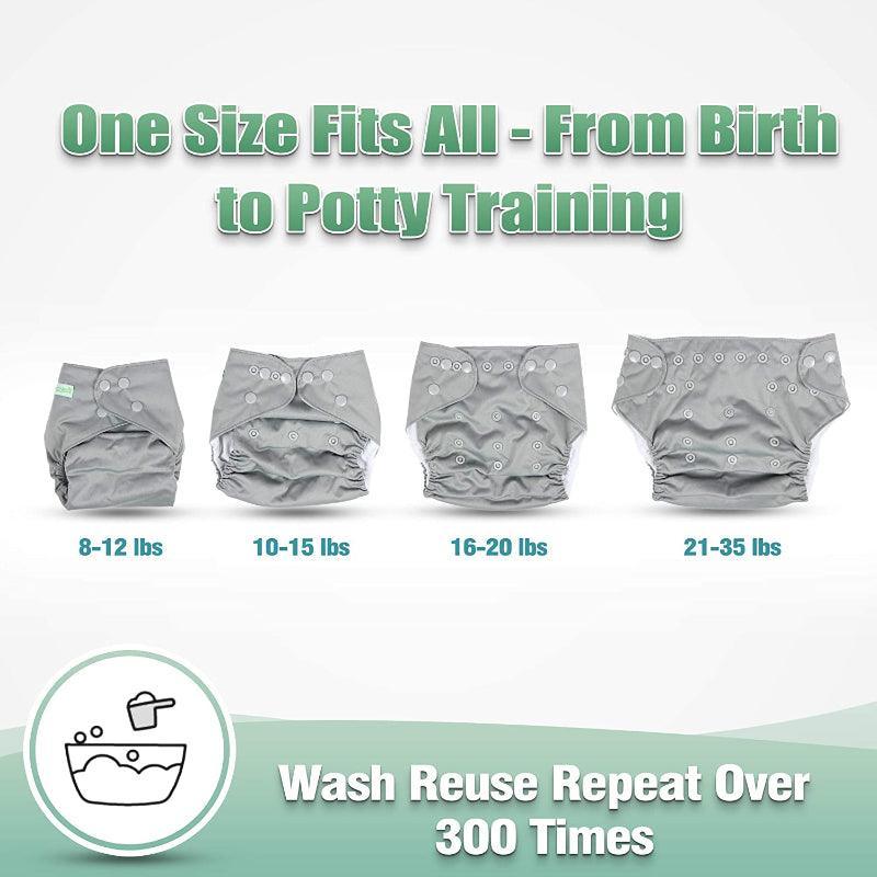 Reusable Infant Diaper Set-Cozy Stroller