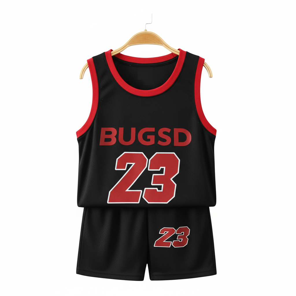 Basketball Sleeveless T Shirts And Shorts Set