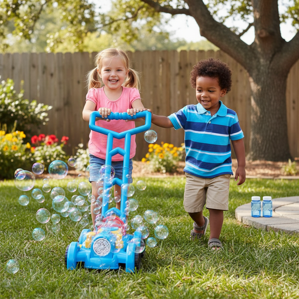Lawn Mower Machine For Use Push Sound Effects Blowing
