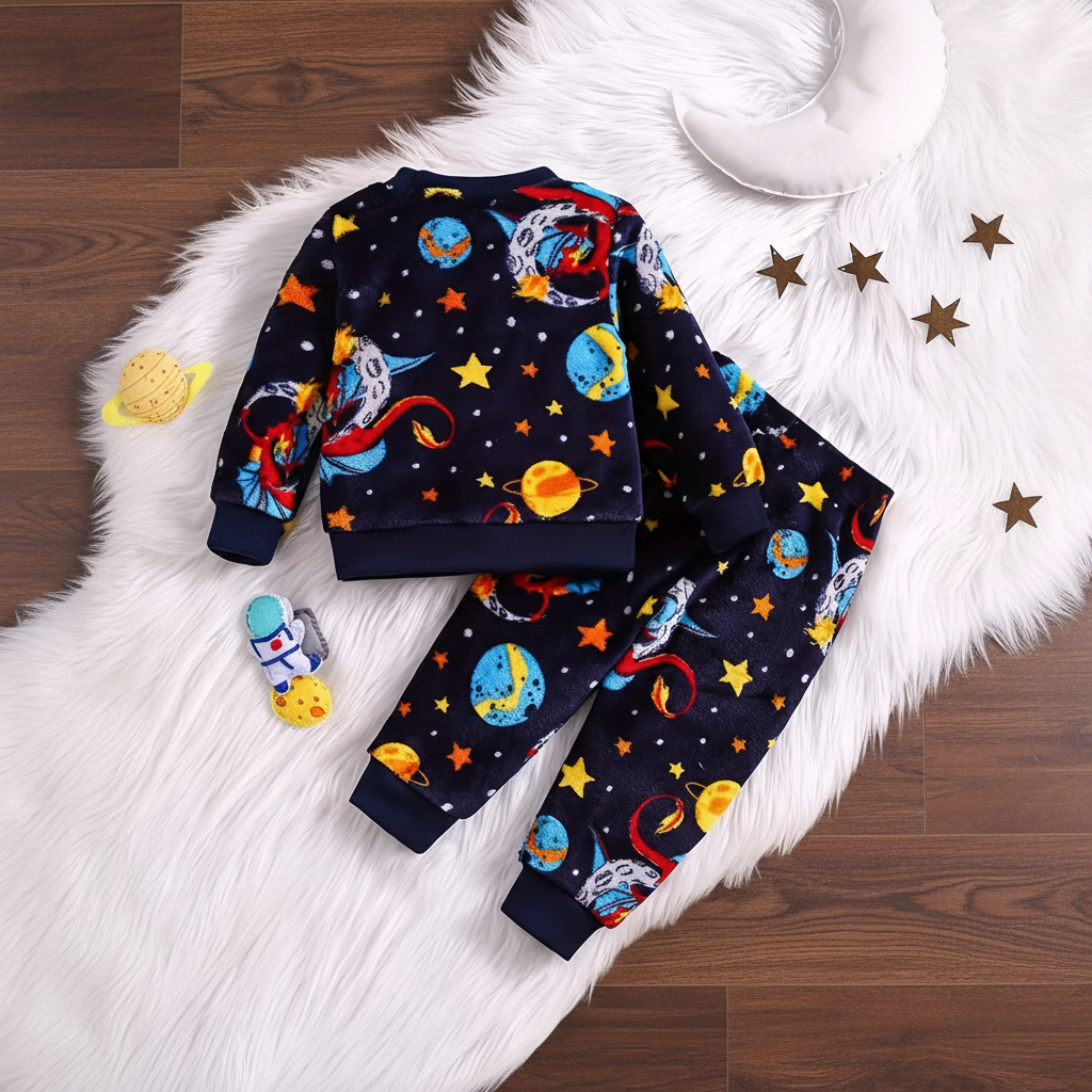 Christmas Themed Flannel Pajama Set