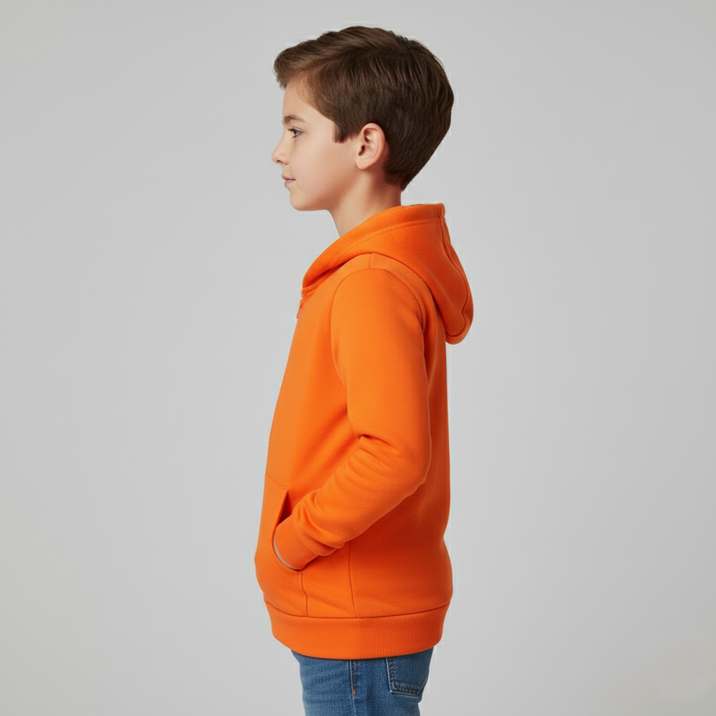 Zip-Up Cotton Casual Pocket Jacket