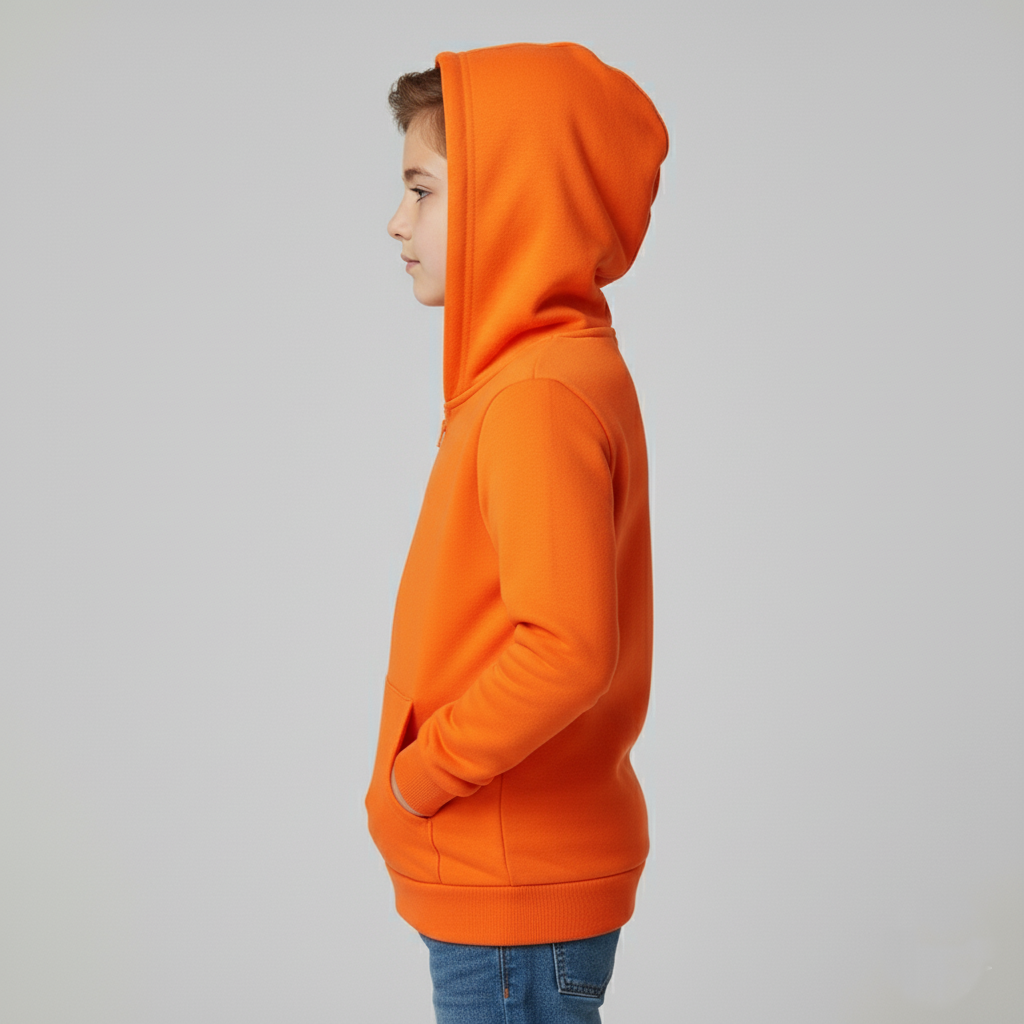 Zip-Up Cotton Casual Pocket Jacket