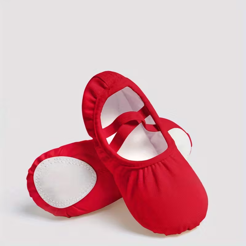 Girls Soft Sole Ballet Shoes