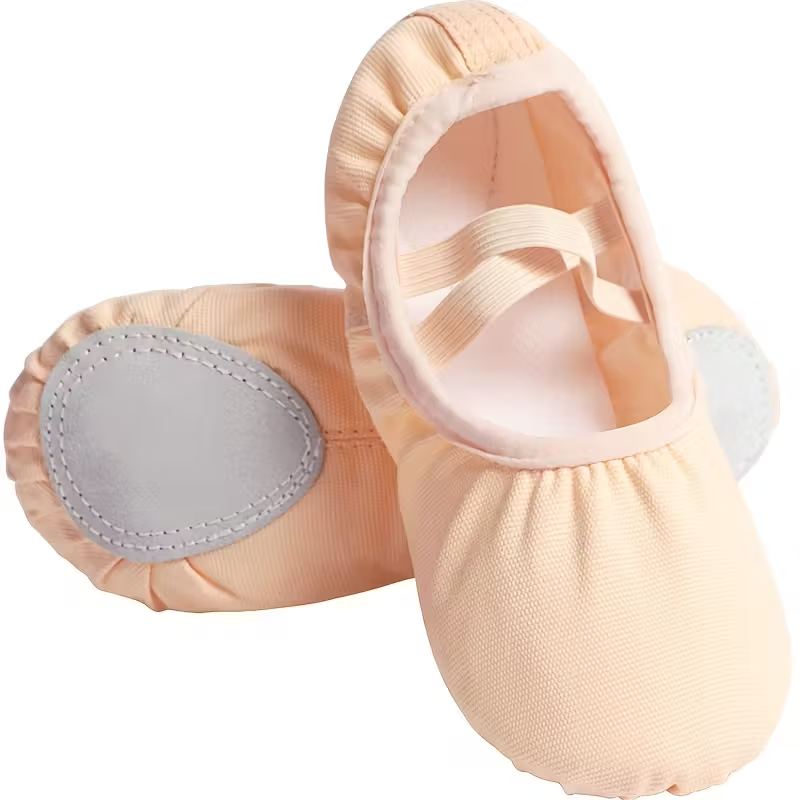 Girls Soft Sole Ballet Shoes