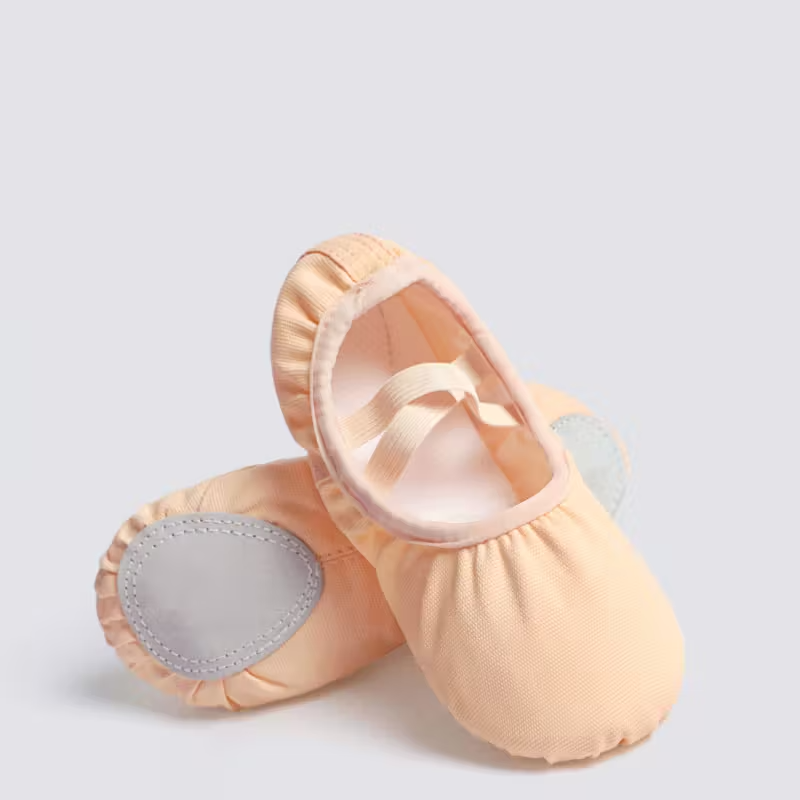 Girls Soft Sole Ballet Shoes