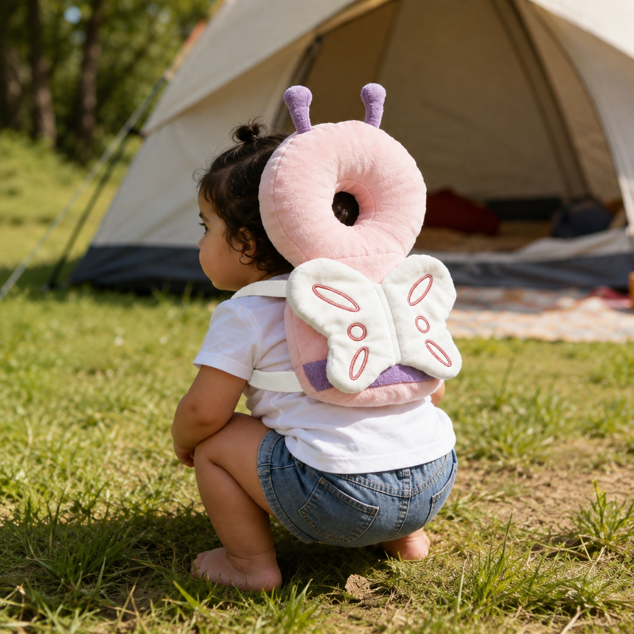Baby Head Safety Pillow For Toddlers Learning To Crawl And Walk Safely