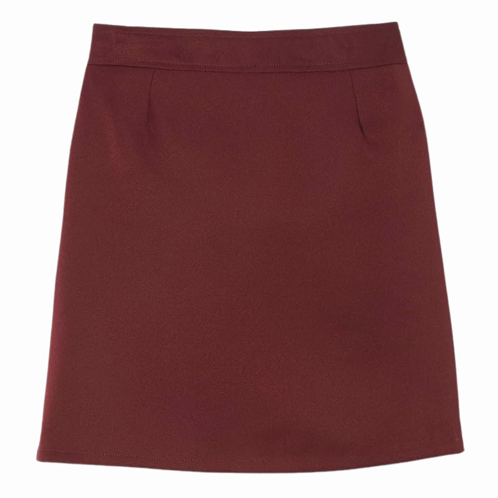Girls Adjustable Waist Pleated Scooter Skirt with Built-in Shorts