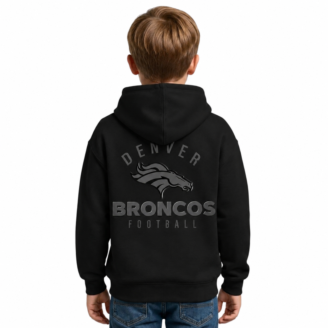 Denver Broncos Back In Style Logo Hoodie For Kids